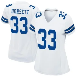 Women's Tony Dorsett Dallas Cowboys No.33 Game Jersey - White