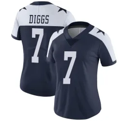 Women's Trevon Diggs Dallas Cowboys No.7 Limited Alternate Vapor Untouchable Jersey - Navy