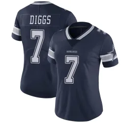 Women's Trevon Diggs Dallas Cowboys No.7 Limited Team Color Vapor Untouchable Jersey - Navy