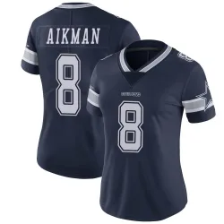 Women's Troy Aikman Dallas Cowboys No.8 Limited Team Color Vapor Untouchable Jersey - Navy
