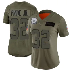 Women's Troy Pride Jr. Dallas Cowboys No.32 Limited 2019 Salute to Service Jersey - Camo