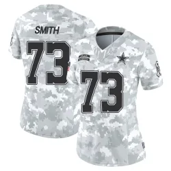 Women's Tyler Smith Dallas Cowboys No.73 Limited 2024 Salute to Service Jersey - Arctic Camo