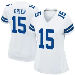 Women's Will Grier Dallas Cowboys No.15 Game Jersey - White
