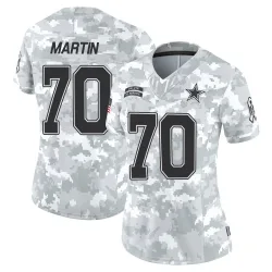 Women's Zack Martin Dallas Cowboys No.70 Limited 2024 Salute to Service Jersey - Arctic Camo