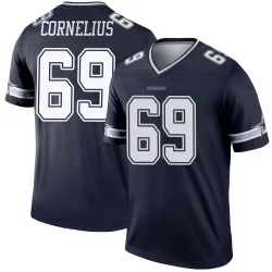 Youth Ajani Cornelius Dallas Cowboys No.69 Legend Jersey - Navy