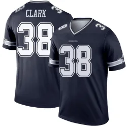 Youth Alijah Clark Dallas Cowboys No.38 Legend Jersey - Navy