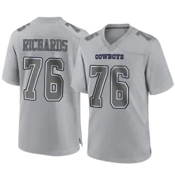 Youth Asim Richards Dallas Cowboys No.76 Game Atmosphere Fashion Jersey - Gray