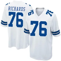Youth Asim Richards Dallas Cowboys No.76 Game Jersey - White