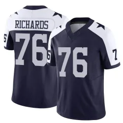 Youth Asim Richards Dallas Cowboys No.76 Limited Alternate Vapor F.U.S.E. Jersey - Navy
