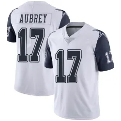 Youth Brandon Aubrey Dallas Cowboys No.17 Limited Color Rush Vapor Untouchable Jersey - White
