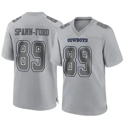 Youth Brevyn Spann-Ford Dallas Cowboys No.89 Game Atmosphere Fashion Jersey - Gray