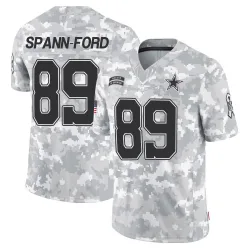 Youth Brevyn Spann-Ford Dallas Cowboys No.89 Limited 2024 Salute to Service Jersey - Arctic Camo