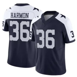 Youth Bruce Harmon Dallas Cowboys No.36 Limited Alternate Vapor F.U.S.E. Jersey - Navy
