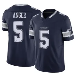 Youth Bryan Anger Dallas Cowboys No.5 Limited Vapor F.U.S.E. Jersey - Navy