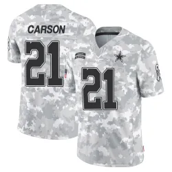 Youth Caelen Carson Dallas Cowboys No.21 Limited 2024 Salute to Service Jersey - Arctic Camo