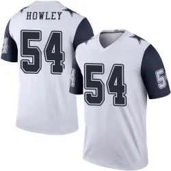 Youth Chuck Howley Dallas Cowboys No.54 Legend Color Rush Jersey - White