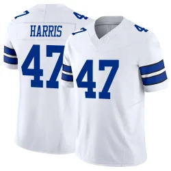 Youth Darius Harris Dallas Cowboys No.47 Limited Vapor F.U.S.E. Jersey - White