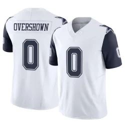 Youth DeMarvion Overshown Dallas Cowboys No.0 Limited 2nd Alternate Vapor F.U.S.E. Jersey - White