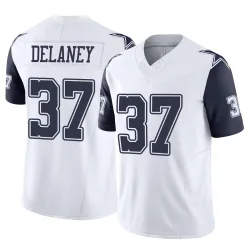 Youth Dee Delaney Dallas Cowboys No.37 Limited 2nd Alternate Vapor F.U.S.E. Jersey - White