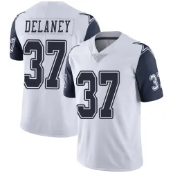 Youth Dee Delaney Dallas Cowboys No.37 Limited Color Rush Vapor Untouchable Jersey - White
