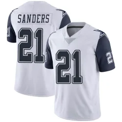Youth Deion Sanders Dallas Cowboys No.21 Limited Color Rush Vapor Untouchable Jersey - White