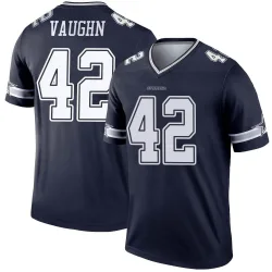 Youth Deuce Vaughn Dallas Cowboys No.42 Legend Jersey - Navy