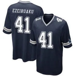 Youth Donovan Ezeiruaku Dallas Cowboys No.41 Game Team Color Jersey - Navy