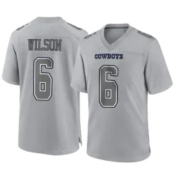 Youth Donovan Wilson Dallas Cowboys No.6 Game Atmosphere Fashion Jersey - Gray