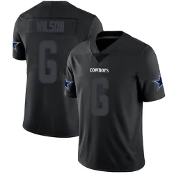 Youth Donovan Wilson Dallas Cowboys No.6 Limited Jersey - Black Impact