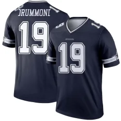 Youth Dontario Drummond Dallas Cowboys No.19 Legend Jersey - Navy