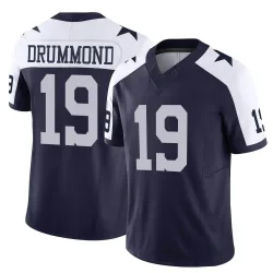 Youth Dontario Drummond Dallas Cowboys No.19 Limited Alternate Vapor F.U.S.E. Jersey - Navy