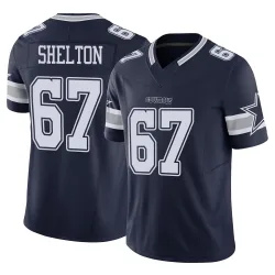 Youth Drew Shelton Dallas Cowboys No.67 Limited Vapor F.U.S.E. Jersey - Navy