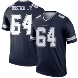 Youth Earl Bostick Jr. Dallas Cowboys No.64 Legend Jersey - Navy