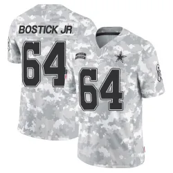 Youth Earl Bostick Jr. Dallas Cowboys No.64 Limited 2024 Salute to Service Jersey - Arctic Camo