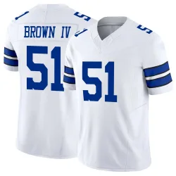 Youth Earnest Brown IV Dallas Cowboys No.51 Limited Vapor F.U.S.E. Jersey - White