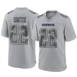 Youth Emmitt Smith Dallas Cowboys No.22 Game Atmosphere Fashion Jersey - Gray