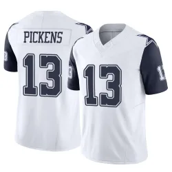 Youth George Pickens Dallas Cowboys No.13 Limited 2nd Alternate Vapor F.U.S.E. Jersey - White