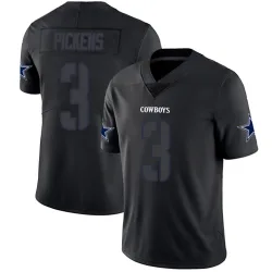 Youth George Pickens Dallas Cowboys No.3 Limited Jersey - Black Impact