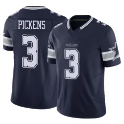 Youth George Pickens Dallas Cowboys No.3 Limited Vapor F.U.S.E. Jersey - Navy