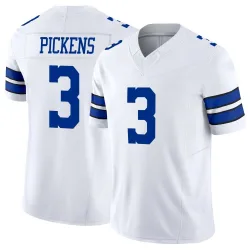 Youth George Pickens Dallas Cowboys No.3 Limited Vapor F.U.S.E. Jersey - White