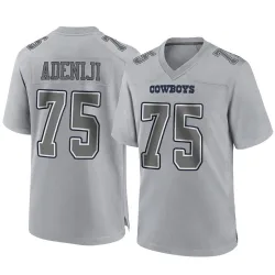 Youth Hakeem Adeniji Dallas Cowboys No.75 Game Atmosphere Fashion Jersey - Gray