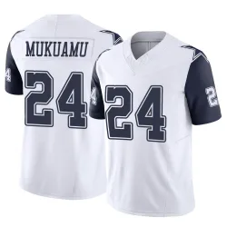 Youth Israel Mukuamu Dallas Cowboys No.24 Limited 2nd Alternate Vapor F.U.S.E. Jersey - White