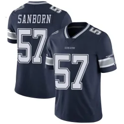 Youth Jack Sanborn Dallas Cowboys No.57 Limited Team Color Vapor Untouchable Jersey - Navy