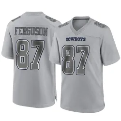 Youth Jake Ferguson Dallas Cowboys No.87 Game Atmosphere Fashion Jersey - Gray