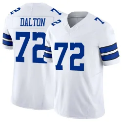 Youth Jalen Dalton Dallas Cowboys No.72 Limited Vapor F.U.S.E. Jersey - White