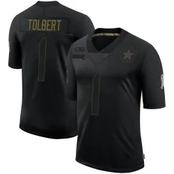 Youth Jalen Tolbert Dallas Cowboys No.1 Limited 2020 Salute To Service Jersey - Black