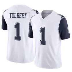 Youth Jalen Tolbert Dallas Cowboys No.1 Limited 2nd Alternate Vapor F.U.S.E. Jersey - White