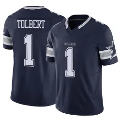 Youth Jalen Tolbert Dallas Cowboys No.1 Limited Vapor F.U.S.E. Jersey - Navy