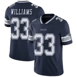 Youth Javonte Williams Dallas Cowboys No.33 Limited Team Color Vapor Untouchable Jersey - Navy