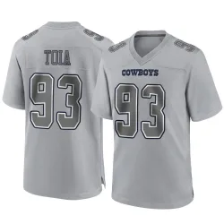 Youth Jay Toia Dallas Cowboys No.93 Game Atmosphere Fashion Jersey - Gray